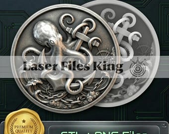 PNG file Fiber Laser cut depth map/Depth engraving/3D/brass coin/high quality images/ezcad2/lightburn/Ready image/bundle/pack/ lucky