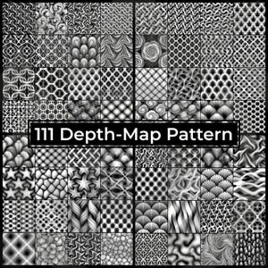 Archivo PNG Mapa de profundidad de corte por láser de fibra/Grabado en profundidad/3D/Moneda de latón/Imágenes de alta calidad/ezcad2/lightburn/Imagen lista/Paquete de patrones/Paquete