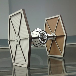 SVG-Datei / Lasergravur / Laserschneiden / Faserlaser / Diode / CNC / Laserkonstruktion / Multilayer / Star Wars TIE Fighter 3mm