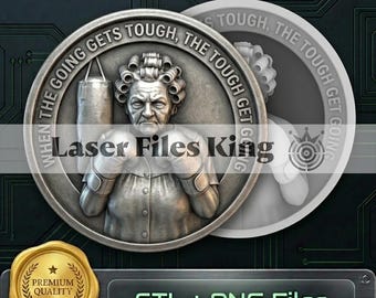 PNG file Fiber Laser cut depth map/Depth engraving/3D/brass coin/high quality images/ezcad2/lightburn/Ready image/bundle/pack/ Pirate
