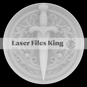 Fichier PNG 3D de carte de profondeur découpée au laser à fibre, gravure de profondeur, pièce de monnaie en laiton, images de haute qualité, ezcad2, lightburn, Dagger