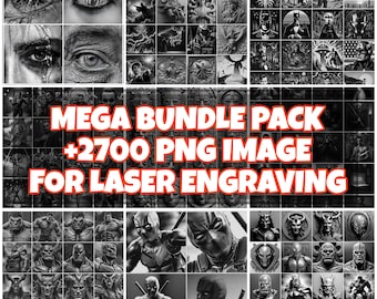 Grayscale/PNG/Laser/Engraving/File/3D/Illusion/Relief/HD/LightBurn/Glowforge/xTool/CNC/pack/Cut/Bundle/BlackWhite/InstantDownload/ezcad/svg