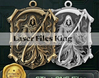 PNG + STL files Fiber Laser cut depth map/Depth engraving/3D/brass coin/high quality images/ezcad2/lightburn/Ready image/pendant/pack/ charm