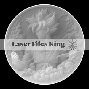 File Fiber Laser cut depth map 3D PNG / Depth engraving / brass coin / high quality images / ezcad2 / lightburn / manga