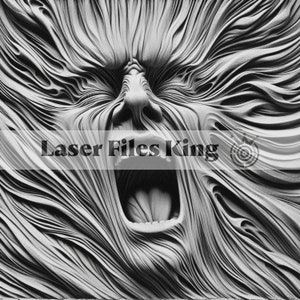 Fichier en niveaux de gris / Images de gravure laser 3D / HD / Image prête / Illusion 3D / Gravure en relief / png / Lightburn / noir et blanc