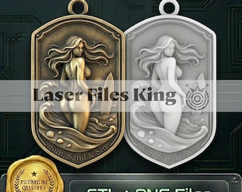 PNG + STL files Fiber Laser cut depth map/Depth engraving/3D/brass coin/high quality images/ezcad2/lightburn/Ready image/bundle/pack/ charm