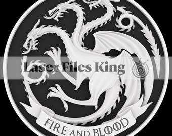 Depth Map/PNG/Laser/Engraving/File/3D/Illusion/Relief/HD/LightBurn/Glowforge/xTool/CNC/Laser/Cut/Bundle/BlackWhite/ezcad/svg/dragon/Fiber