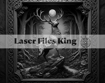 Escala de grises/PNG/Láser/Grabado/Archivo/3D/Ilusión/Relieve/HD/LightBurn/Glowforge/xTool/CNC/Láser/Corte/Paquete/Blanco y negro/Descarga instantánea/ezcad/svg