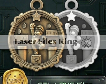 PNG + STL files Fiber Laser cut depth map/Depth engraving/3D/brass coin/high quality images/ezcad2/lightburn/Ready image/bundle/pack/ charm