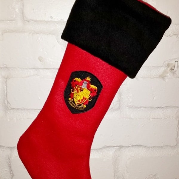 Gryffindor Christmas Stocking - Full Size - Harry Potter Inspired