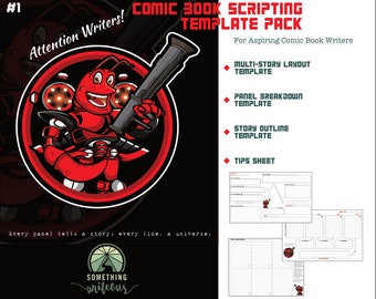 Comic Mastermind: Plantilla de secuencias de comandos definitiva para aspirantes a creadores / Diseño de guión gráfico / Guía de escritura de cómics / Planificador de novelas gráficas