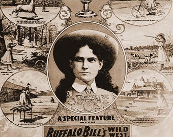 Annie Oakley Medicine Show Poster