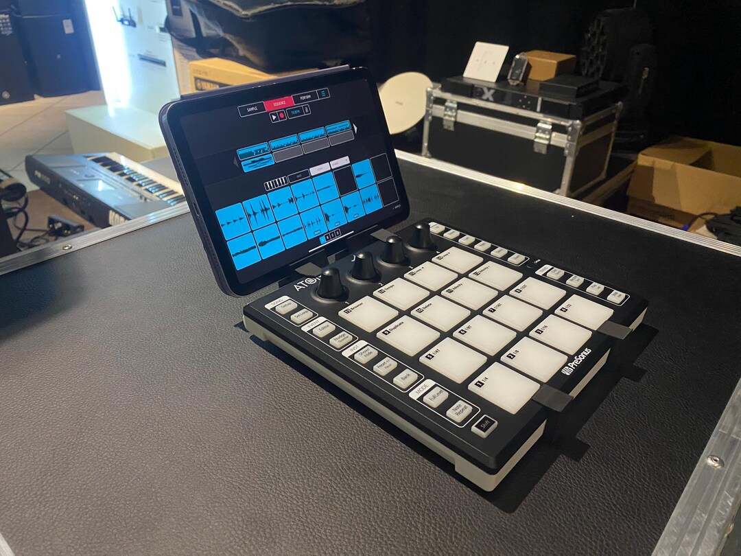 PreSonus ATOMコントローラー用クリップスタンドホルダー iPad