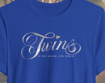 Twins T-shirt, Shirt For Twins, Shirt For Brothers, Sisters T-shirt, Fraternal Twin, Identical Twins, Twin Love, Twin Gift, Siblings Gift