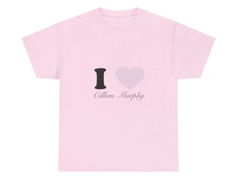 ik hou van cillian murphy tshirt vele kleuren perfect cadeau voor fan girl esthetische coquette Unisex Heavy Cotton Tee