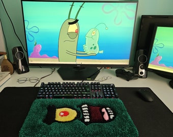 Sheldon James Plankton Rug / Tufted / Custom Rug / Rug Gift