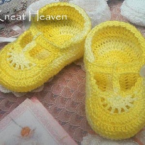 Hand-Crocheted Baby Booties, Reborn Doll Shoes, Christening or Baptism Keepsake Gift image 9