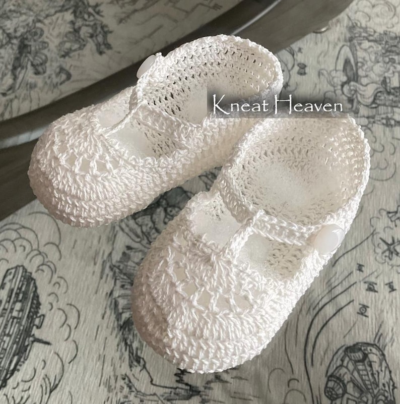 Hand-Crocheted Baby Booties, Reborn Doll Shoes, Christening or Baptism Keepsake Gift image 4
