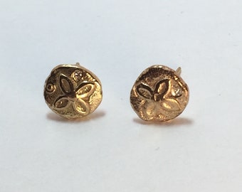 14k gold Ancient Collection stud earrings