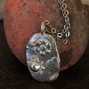 Silver Treasure necklace Two image 1