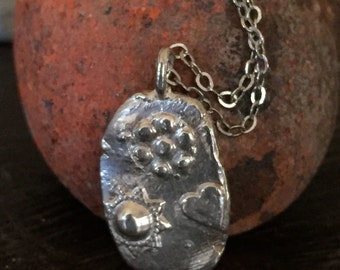 Silver Treasure necklace Two