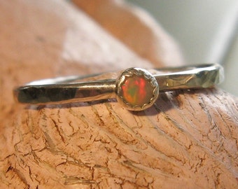 Stacking Opal Ring -Pixie Dust