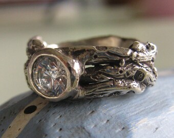 14k gold Twigs Ring - Deposit for ring -Organic