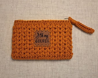 Oh My Gourd Crochet Pouch Bag