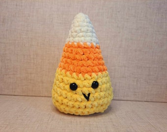 Candy Corn Crochet Plushie