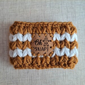 Crochet Coffee Sleeve Cozy Oh Snap image 2
