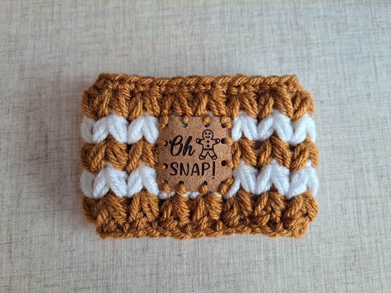 Crochet Coffee Sleeve Cozy Oh Snap image 2