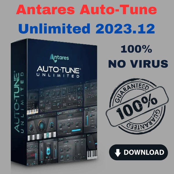 Antares – Auto-Tune Unlimited 2023.13 Full Version for Music Productions Software, Vst Plugins, Pre-activation, Aax Vst3 Vst For Windows