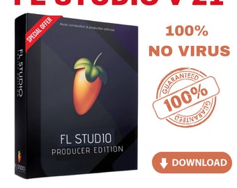 NEUES FL STUDIO 21 All Producer Edition, vorinstalliert für lebenslange Fenster