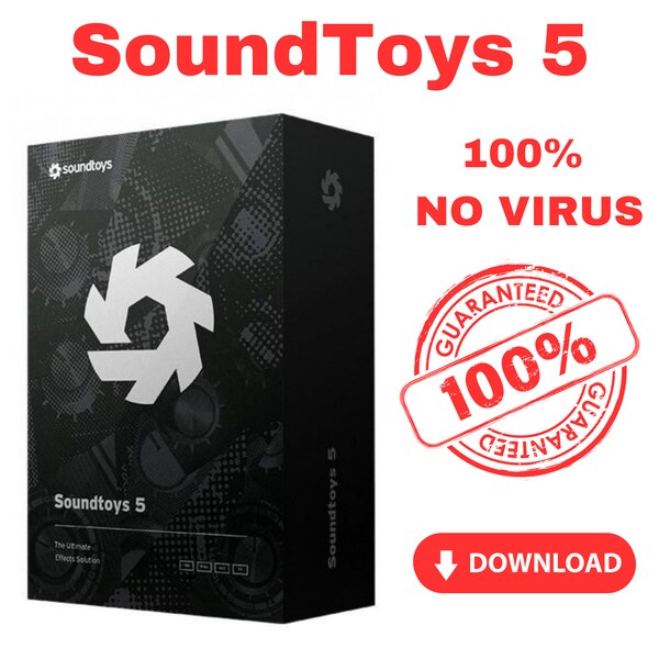 SoundToys The Ultimate Effects Solution 5. Effektrack Lebenslange Vollversion für Windows