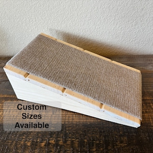 Indoor Pet ramp for dogs or cats.  Great doggie door ramp. Made from pine. Custom sizes available