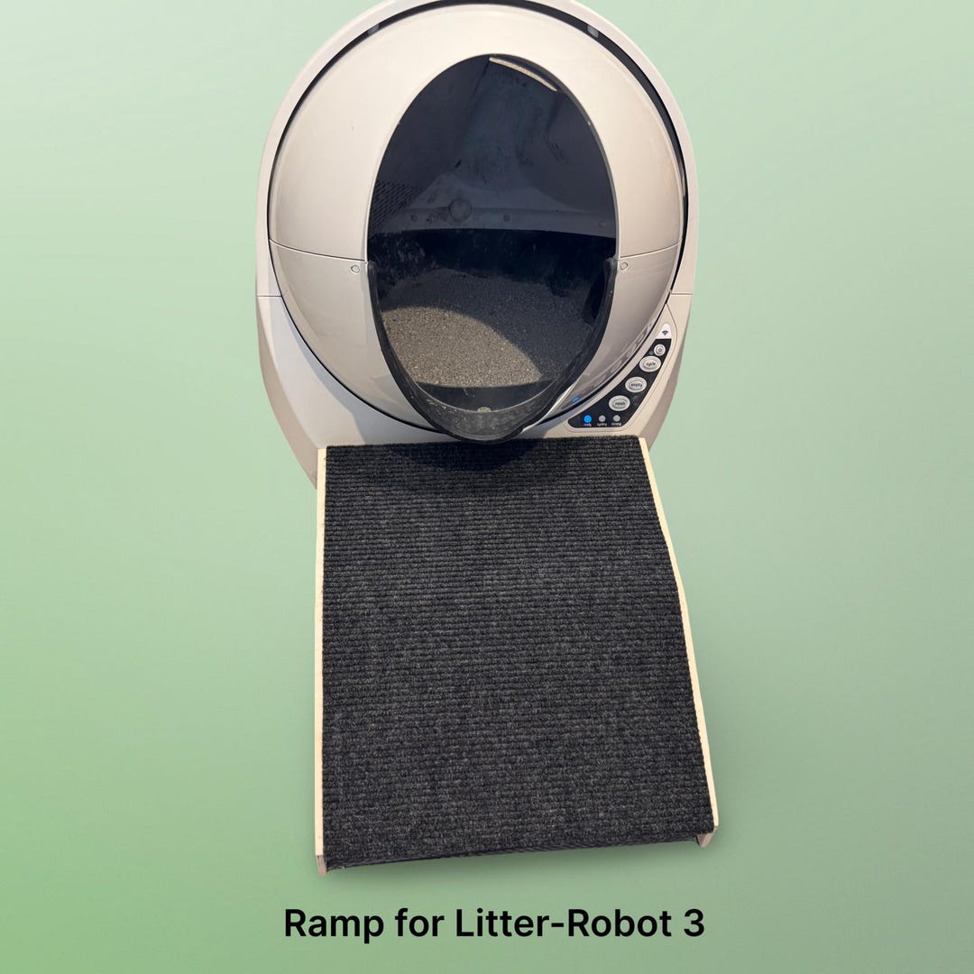 Litter Box Ramp for Litter Robot or to Help Cat or Kitten Get