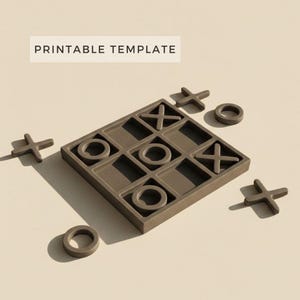 Mall för Tre på rad-spelplan: Gör-det-själv-keramik (utskrivbar PDF, nedladdningsbar i A4-storlek)