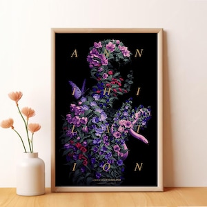 Póster de Aniquilación, póster de película, arte mural, decoración de habitaciones, póster artístico para regalar, impresión en lienzo