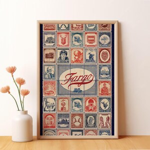Fargo Poster, Filmposter, Wandkunst, Raumdekoration, Kunstposter für Geschenke, Leinwanddruck