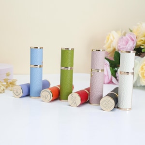 Personalized Refillable Mini Perfume Bottles, Custom Name Bridesmaid Gift Box Fillers, Wedding Favors, Perfume Sprayers