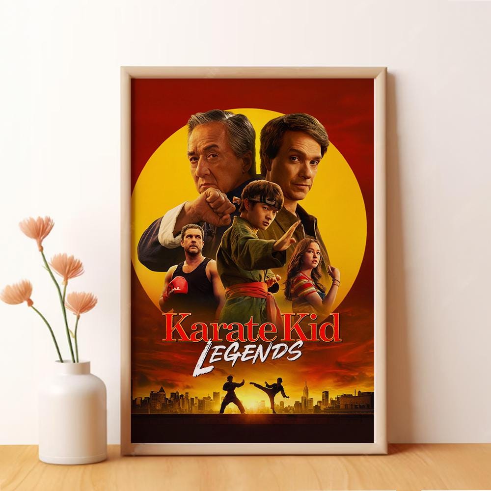 Karate Kid Legends Poster, Movie Poster, Vintage Poster, Wall Art, Room Decoration, Art Poster for Gifts, Canvas Print, Unframed