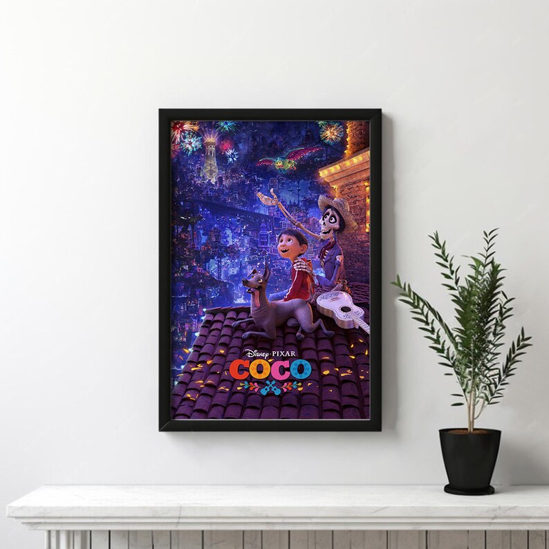 Coco Poster, Movie Poster, Wall Art, Room Decoration, Art Poster for ...