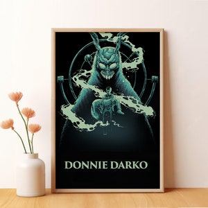 Affiche Donnie Darko, affiche de film, oeuvre d'art murale, décoration de chambre, affiche d'art pour cadeau, impression sur toile