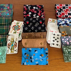 Etui für Spielkarten für bis zu 60 Karten - Spielkartenetui