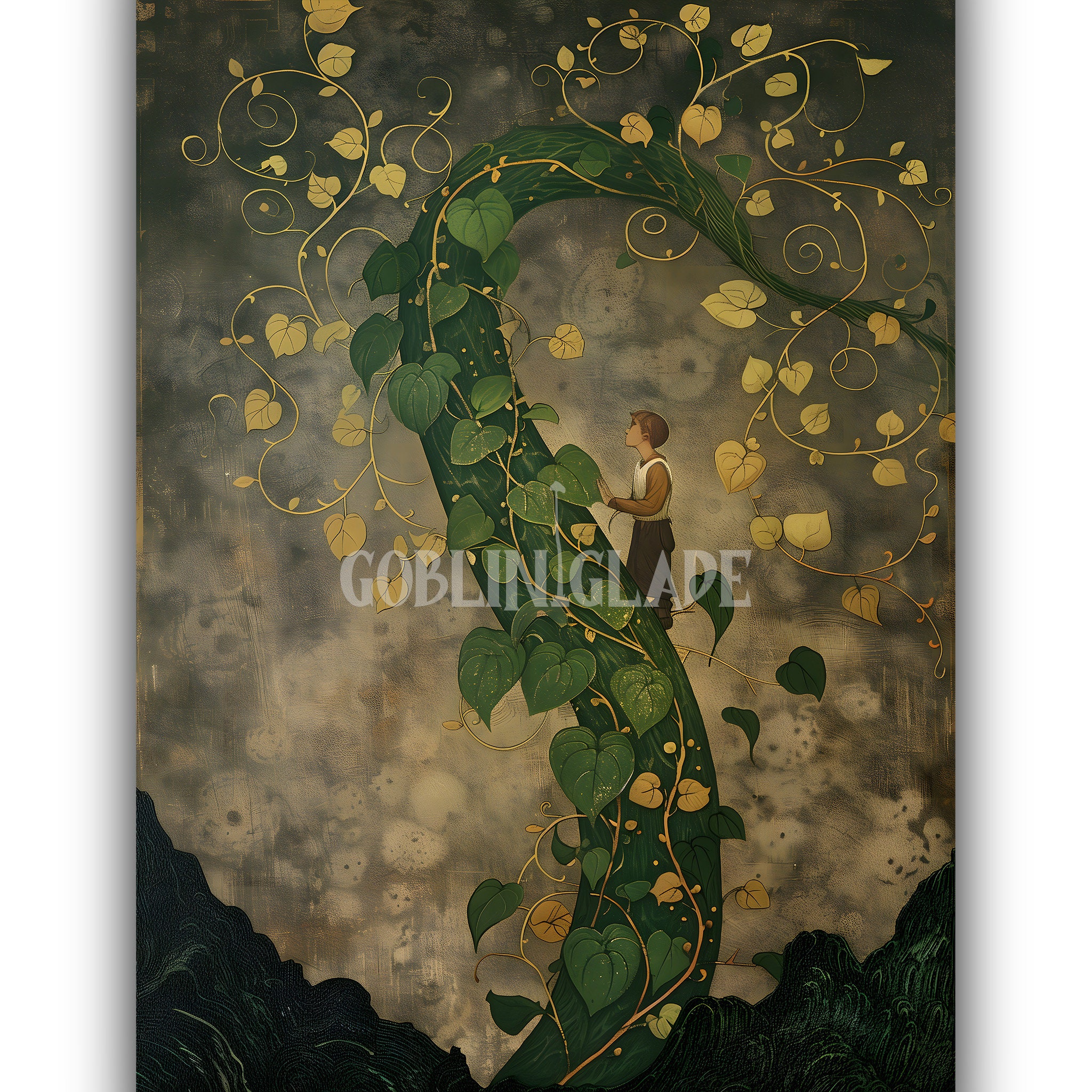 Realm of the Beanstalks アートプリント サイン入り Realm of the Beanstalks アートプリント サイン入り Realm of the