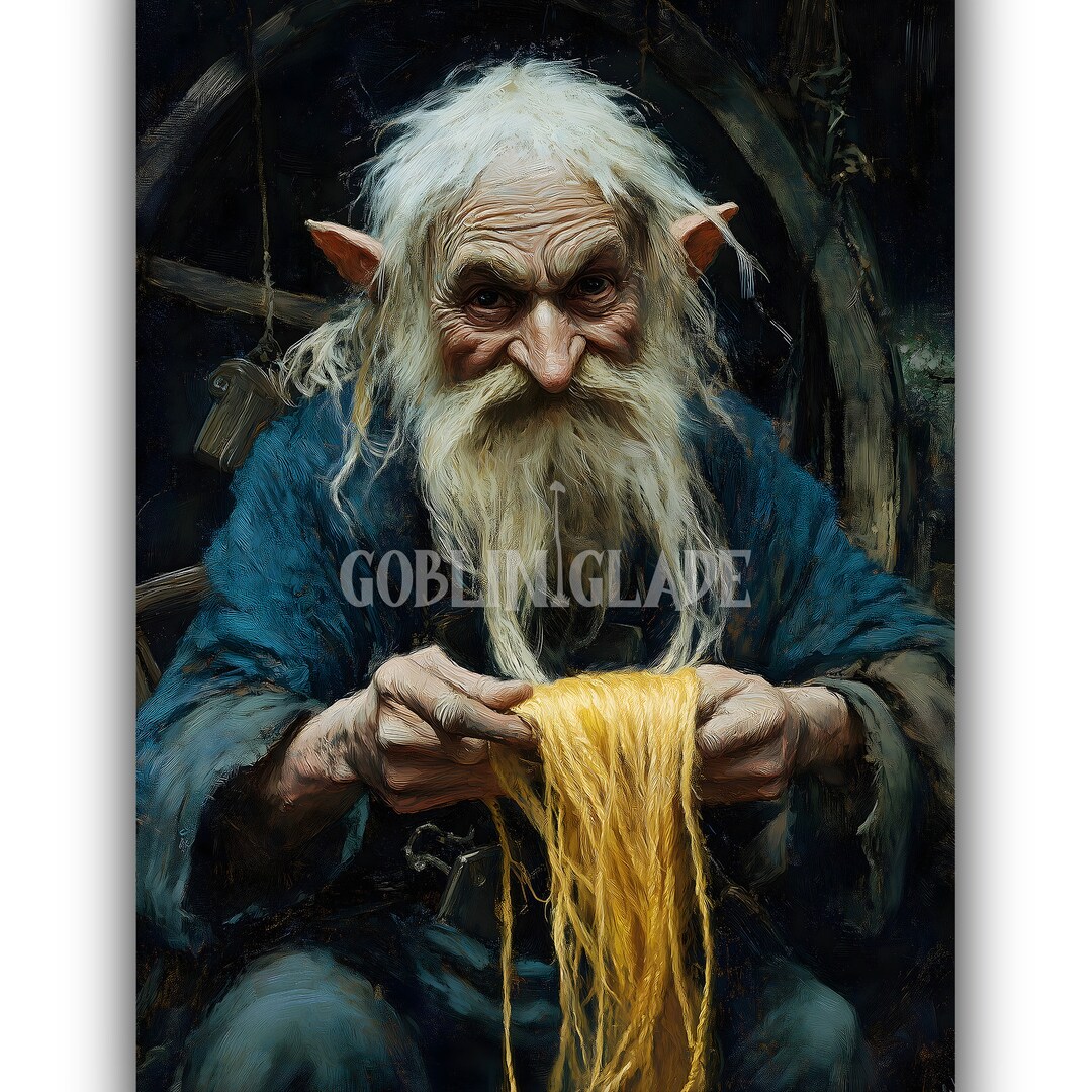 Rumpelstiltskin Painting - Printable Brothers Grimm Fairy Tale Poster ...