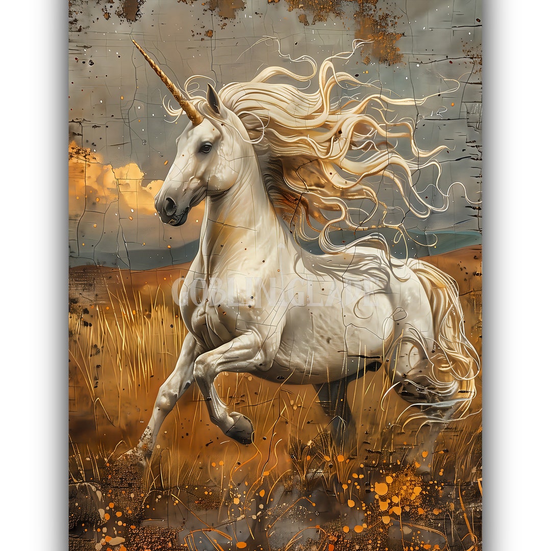 ユニコーン　絵画　壁掛け Amazon.co.jp: ユニコーン ポスターアートパネル 壁の絵 壁掛け