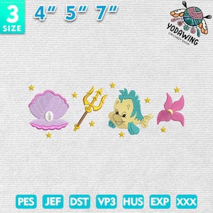 Princess Movie Cartoon Embroidery Design, Magic Kingdom Embroidery Design, Girl Trip Embroidery Design, Princess Icon Embroidery Pattern