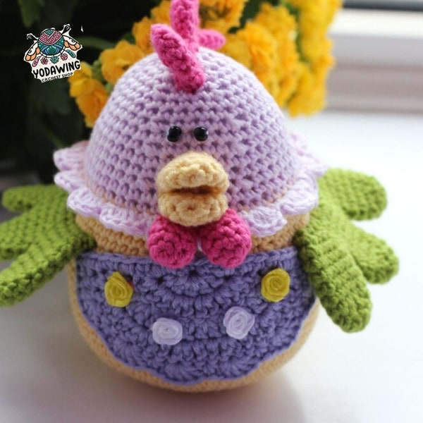 Feathery Friends: Charming Hen Crochet Pattern for Farmyard Fun
