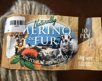 Naturally Merino and Fur yarn